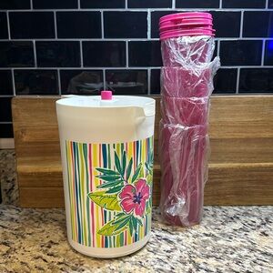 Tupperware Tropical Glamour Beverage Set